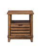 Gabriella End Table; Oak